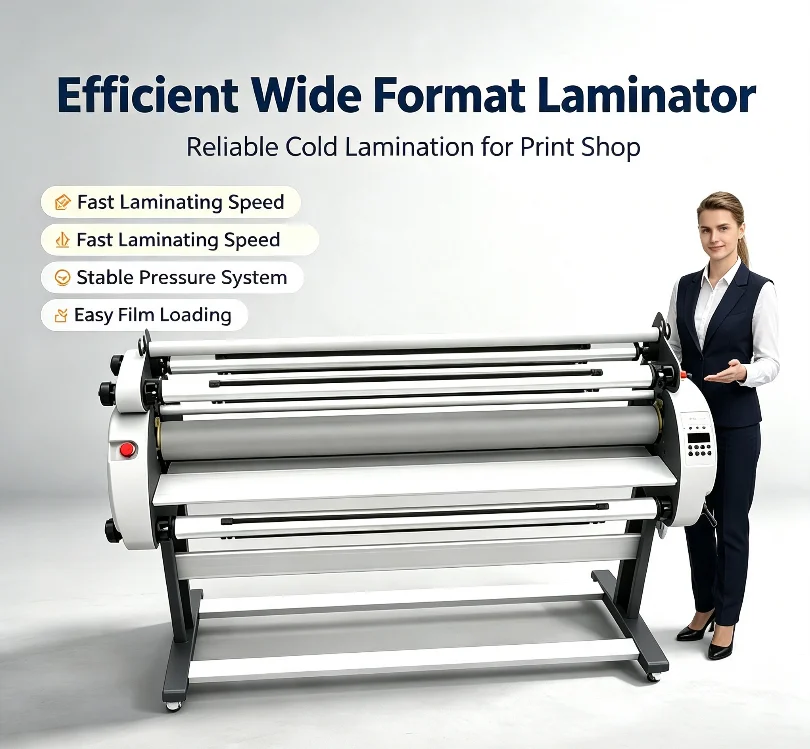 1600mm Electric Cold Laminating Machine UV DTF a B Film Sticker Sublimation Paper Cover Laminator
