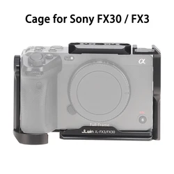 Camera Cage for Sony FX30/FX3 Rabbit Case For Sony Micro-Single Cameras Protective Frame with Arri Hole Arkah Dovetail groove