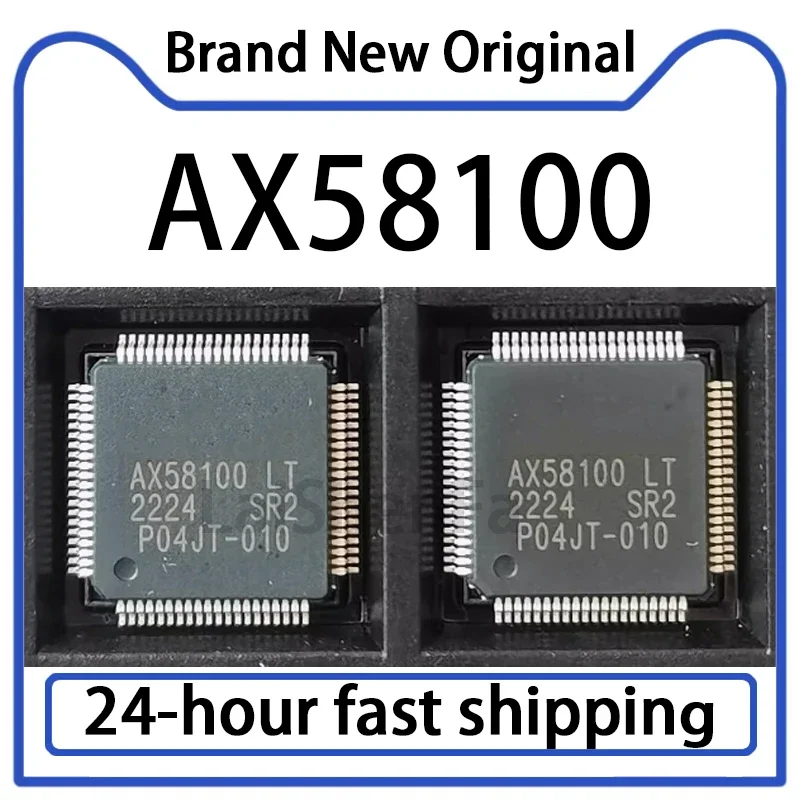1PCS AX58100 AX58100LT SMT LQFP80 EtherCAT Slave Control Chip Stock