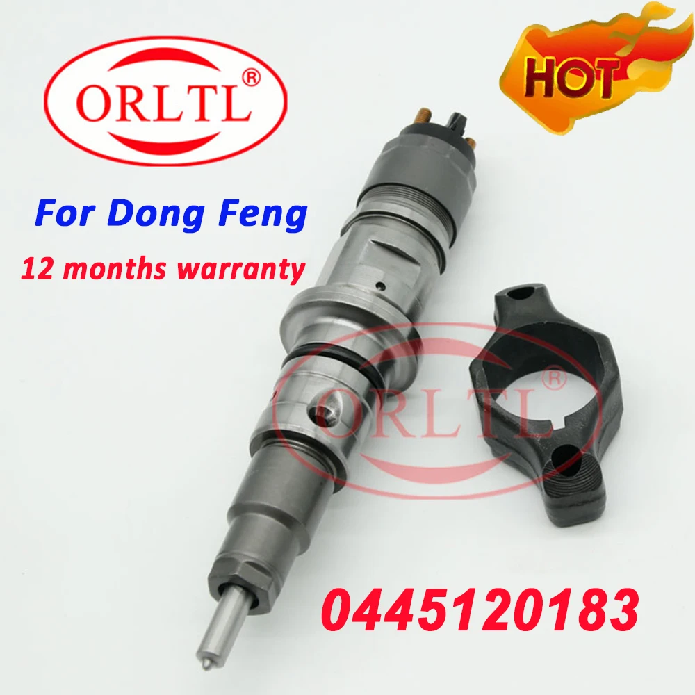 

ORLTL 0445120242 New Oil Fuel Injector Nozzle for Dong Feng EQ4H EHQ200 Engine 0445120182 Diesel 0445120183 0 445 120 242