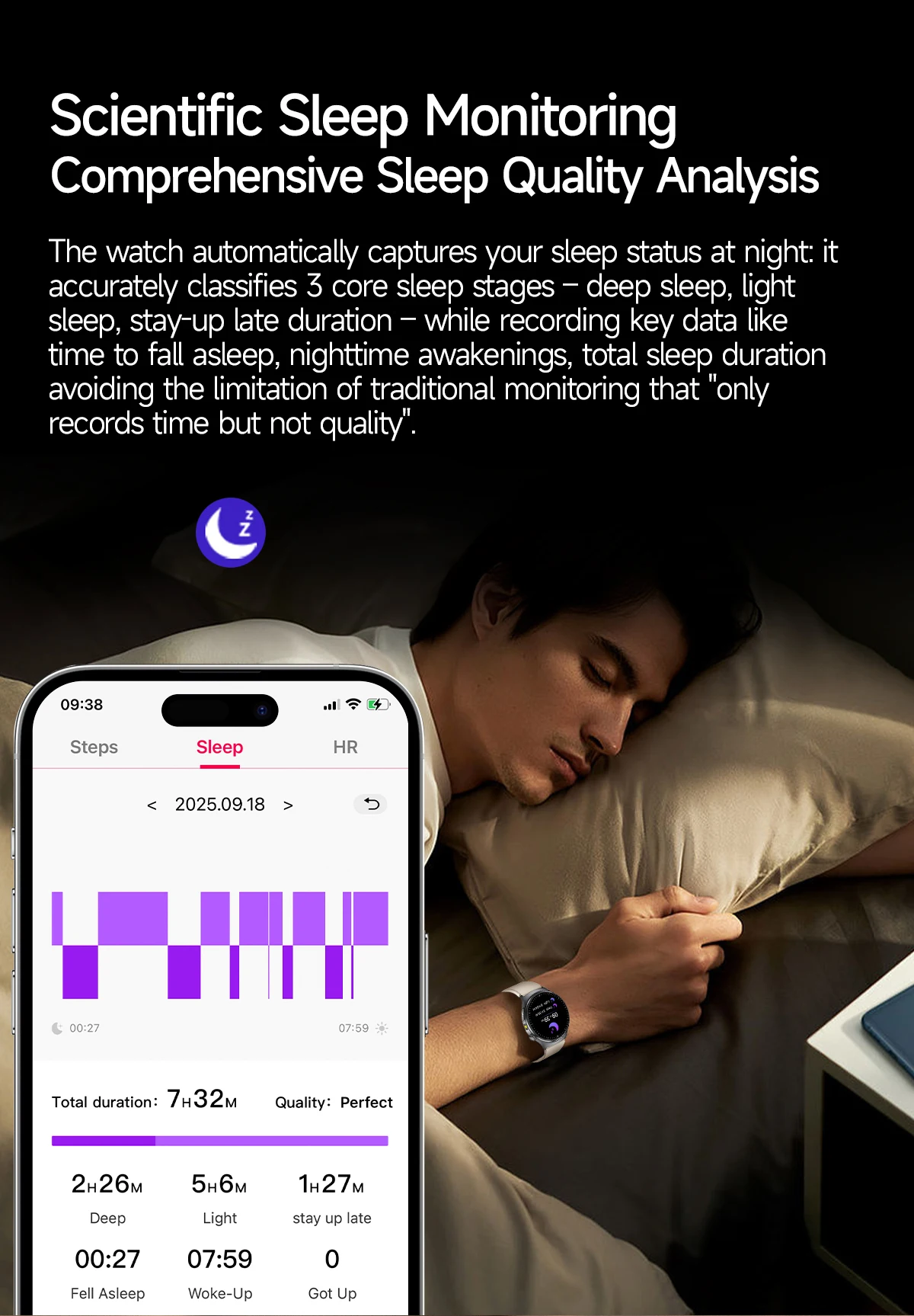 2026 Neue KI-Gesundheitsdiagnose EKG Smartwatch für Männer und Frauen, Harnsäure, Lipide, Blutdruck, HD AMOLED-Bildschirm, Anruf-Sport-Smartwatch – Detail 13