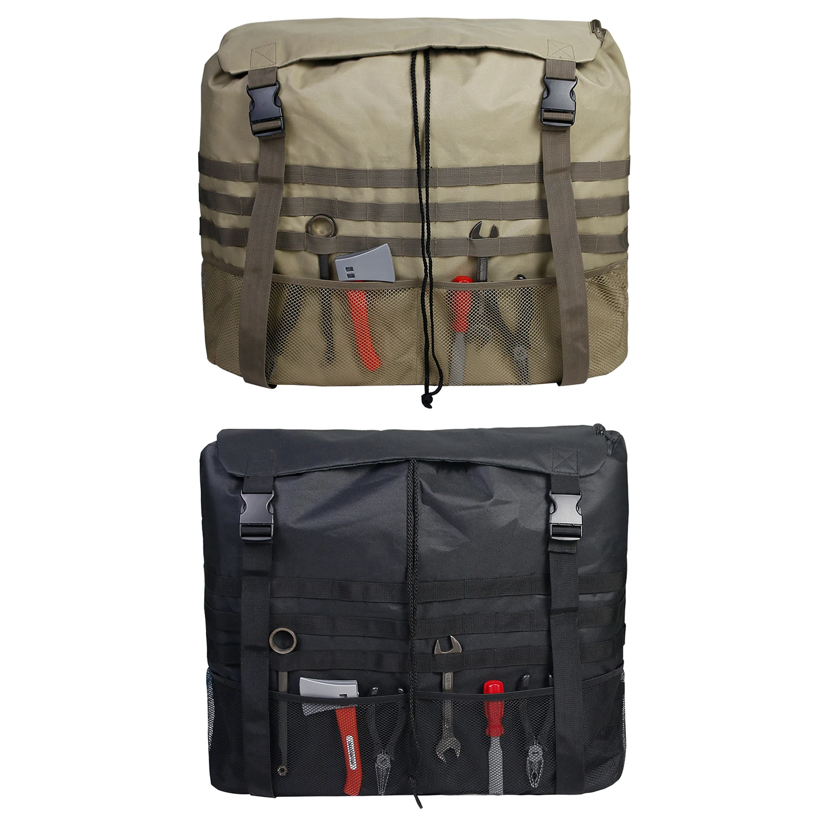 

Сумка для хранения автомобильных шин для кемпинга на открытом воздухе из ткани Оксфорд с регулируемой длиной, пластиковой застежкой и дизайном на шнурке