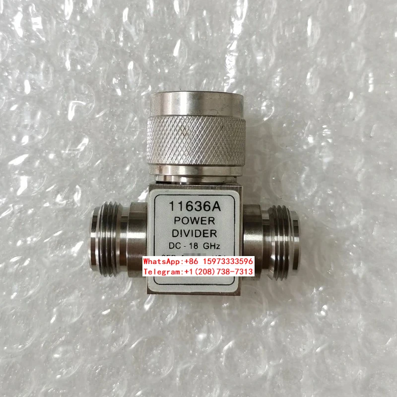 RF Power Divider 11636A DC 18GHz 2 Way N Type Coaxial
