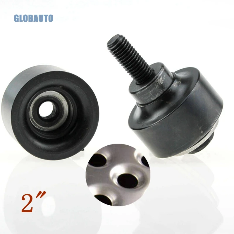 GLOBAUTO Performance Punch/Flare Tool 2“ in Diameter Hole Precision Punch and Flare  Tool Dimple Plate Dies in Black