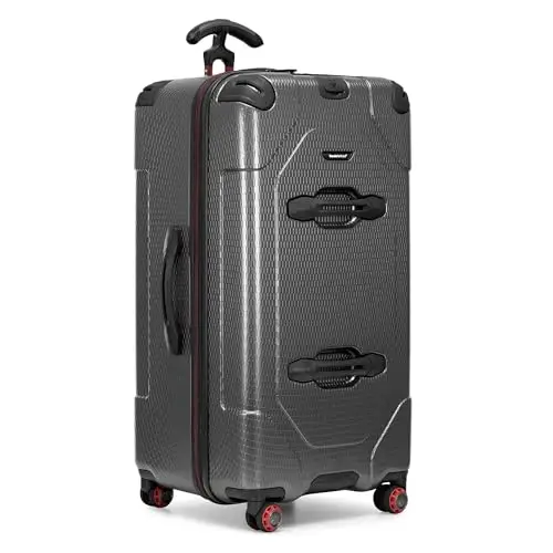 

Traveler's Choice Maxporter II Polycarbonate Hardside Trunk with Spinner Wheels, Gray, 31-Inch Trunk