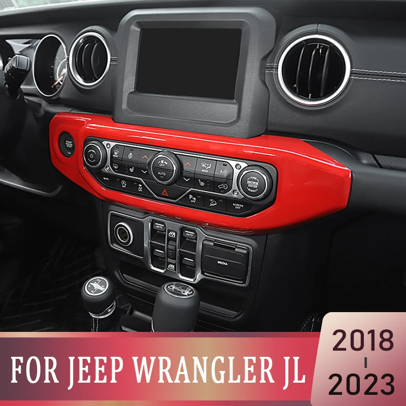 

Для Jeep Wrangler JL 2018-2023 ручки скорости вентилятора для панели кондиционирования воздуха, наклейка для интерьера, крышка, аксессуары для отделки