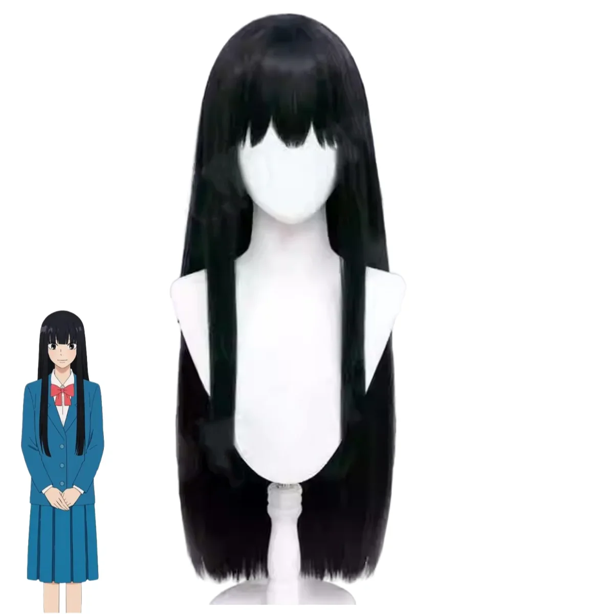 Anime Kimi Ni Todoke: From Me To You Kuronuma Sawako Cosplay Costume, Japon, Corée du Sud, JK School Uniform Wig, Woman Lovely Imbibé