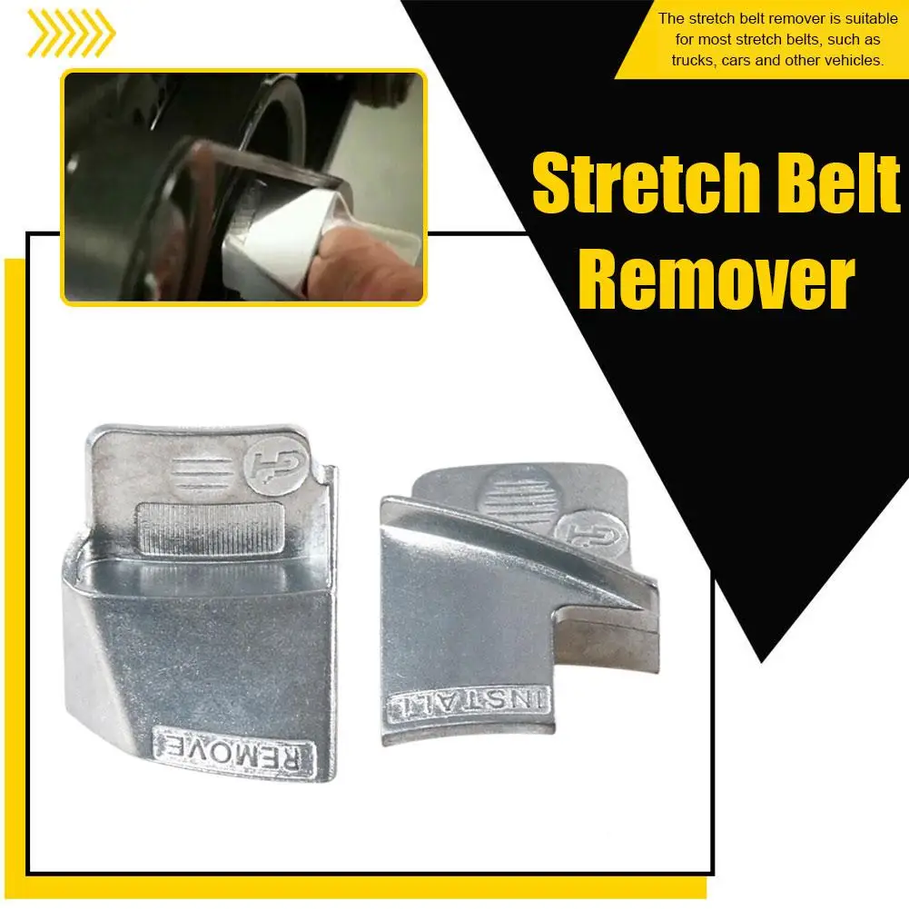 2Pcs Auto Ribbed Drive Belts Remover Stretch Aux Belt Removal Repair Installer Tools Car Car Set Modificate Disassembly Too I0Q2