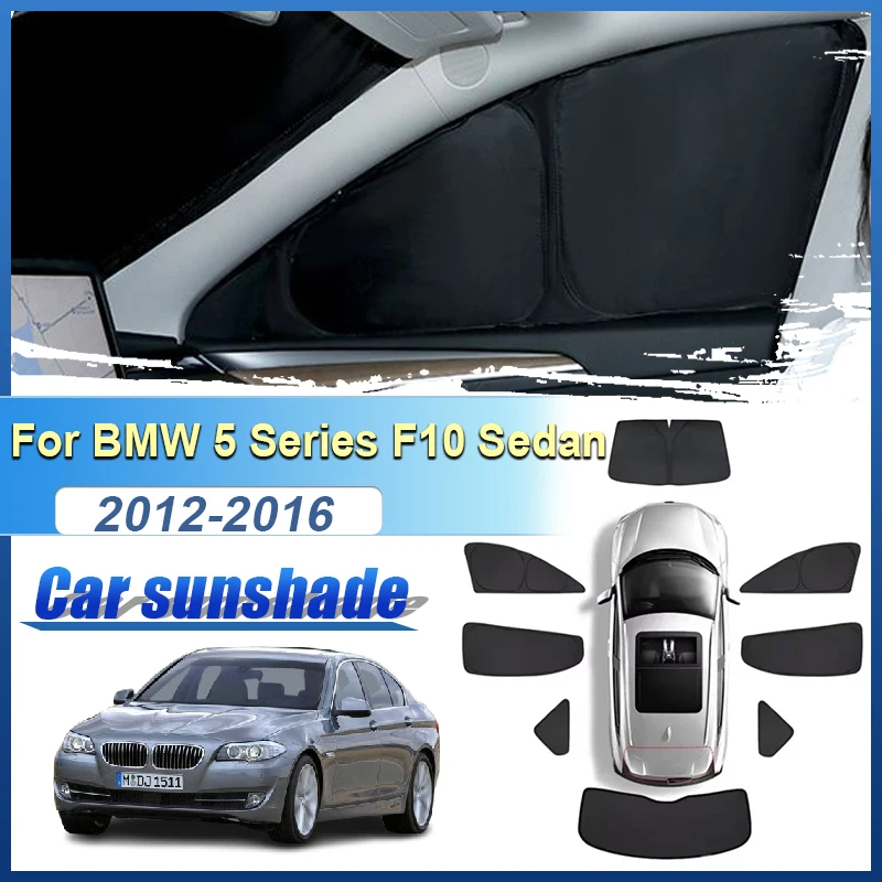 

Солнцезащитные козырьки для BMW 5 серии F10 седан 2012-2016, солнцезащитные козырьки, чехлы на лобовое стекло, щит для конфиденциальности, автоаксессуары