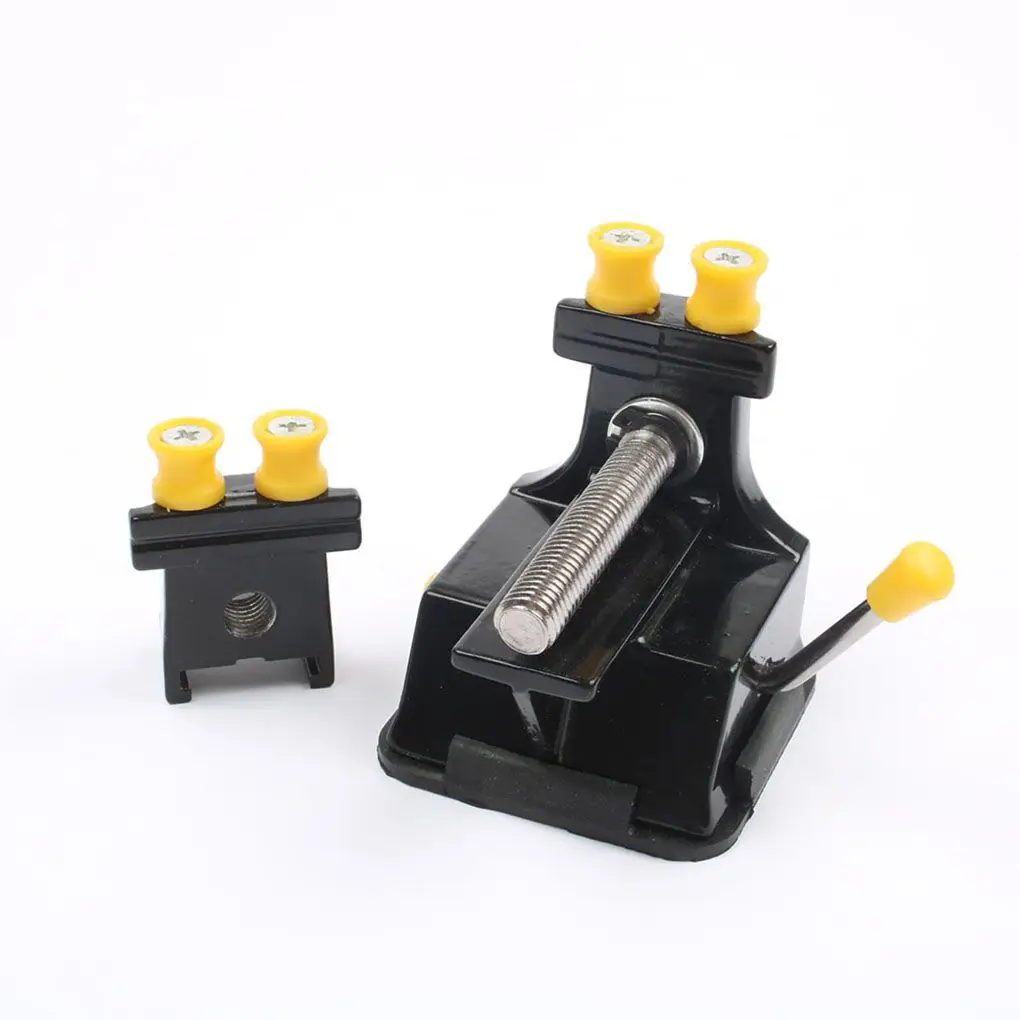 Jaw Carving Bench Clamp Mini Vice Suction Grip Vise Vice Micro Clip Flat Vise DIY Jewelries Craft Hand Tools