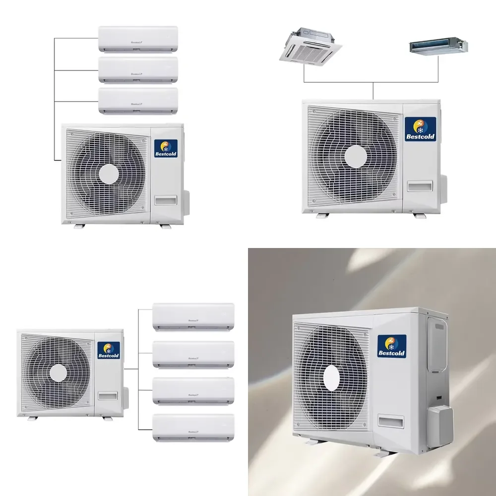 

HVAC System Multi VRF Unit Concealed Ducted Air Conditioning 1 Zone Central Air Conditioner Home Cooling System