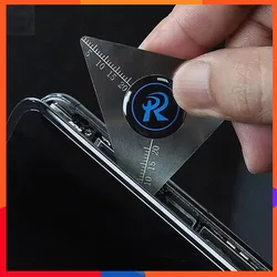 5pcs/pack Mobile Phone Curved LCD Screen Spudger Opening Pry Card Tools Ultra Thin Flexible Mobile Phone Disassemble Steel Metal