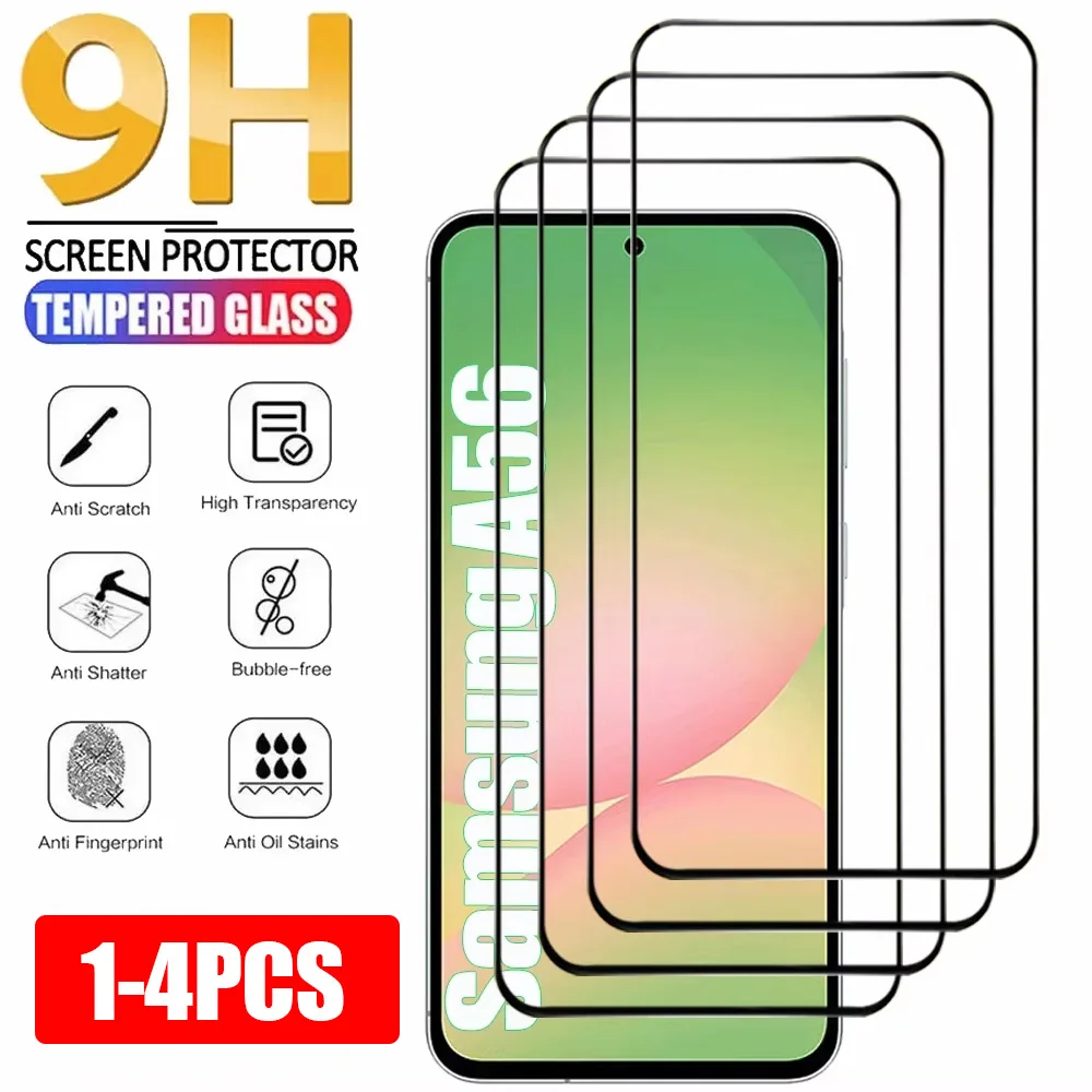 1-4 PCS HD Tempered Glass For Samsung Galaxy S25 S24 S23 S22 S21 Puls S25 S24 Ultra A73 A72 A71 A90 A57 A37 A36 A26 A17 A16 A07