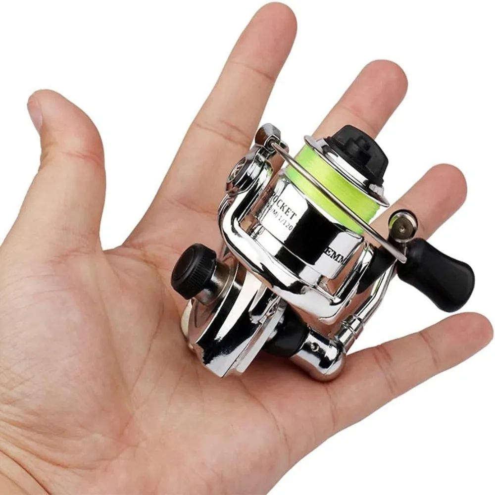 Portable Collapsible Fishing Rod Reel Combo Mini 1m Pocket Fishing Rod Kit Lightweight Fishing Rod Kit for Saltwater