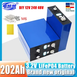 3,2v 202ah lifepo4 Batterie lishen 200ah Deep Cycle wiederauf ladbare Bateria DIY 4s 8s 12V 24V 48V fur RV EV