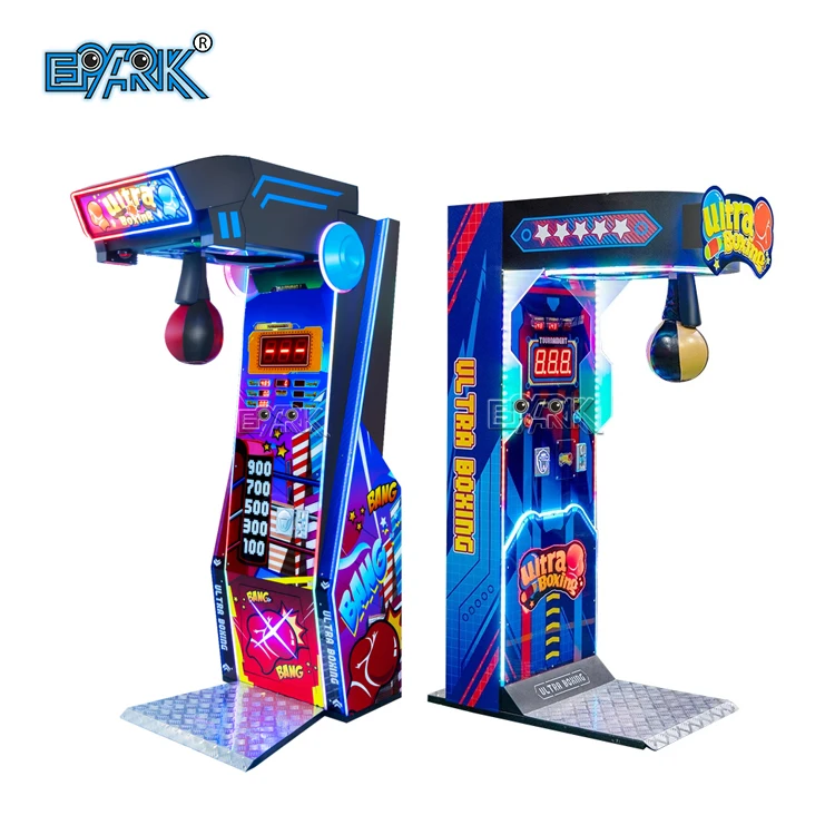 Amusement Coin Operated Games Punching Ultimate  Maquina De Boxeo Electronic Tickets Redemption Arcade Boxing Punch Machine