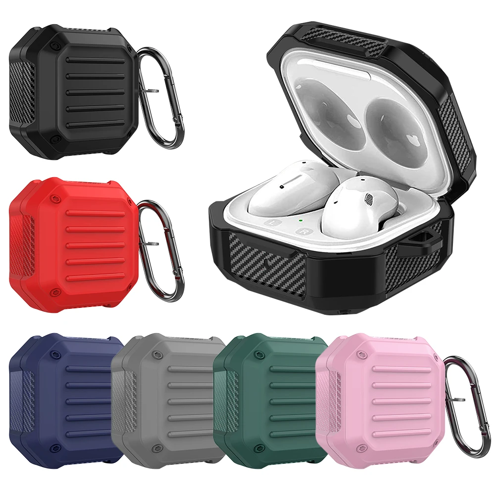 لينة الحال بالنسبة لسامسونج غالاكسي براعم 2 براعم لايف حافظة تي بي يو مكافحة سقوط غطاء لسامسونج براعم برو 2 buds2 حافظة مع سلسلة المفاتيح