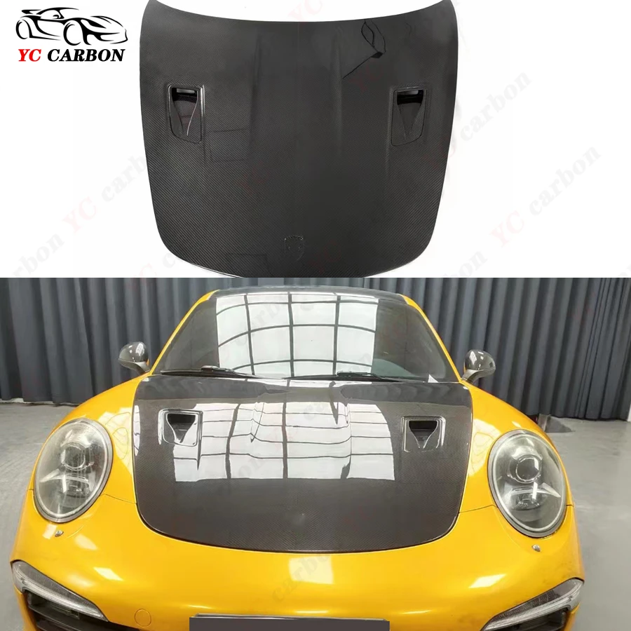 

Carbon fiber Hood For Porsche 991 911 engine cover carbon fiber cover engine cover Replace the Upgrade body kit