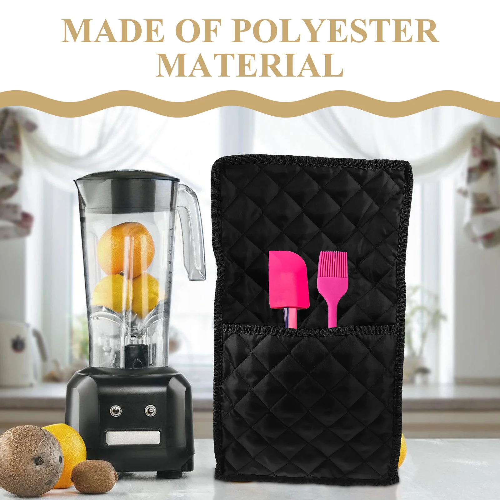 

Stand Mixer Protective Cover Polyester Material Dustproof Cover with Convenient Pocket Mixer Organizer Kitchen Appliance