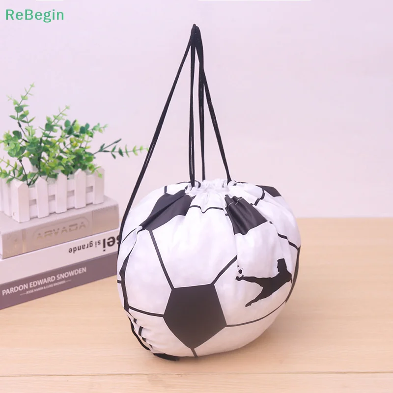 210D Tragbare Polyester Basketball Kordelzug Taschen Schulter Rucksack Fußball Rugby Lagerung Sporttasche Outdoor Sport Reisen