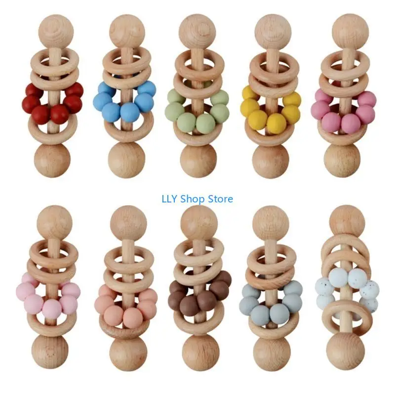 

T8UD Baby Treether Natural Beech для новорожденного подарка на день рождения душ Сенсорические подарки
