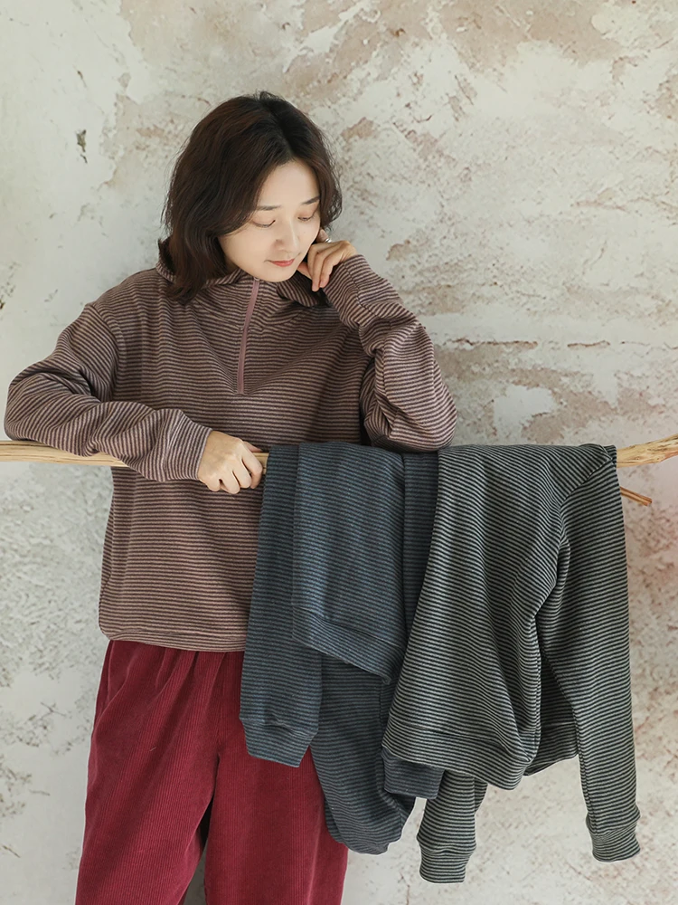 

Новая женская утепленная толстовка на молнии из органического хлопка с длинными рукавами, свободного кроя, зимняя, с защитой от пыли Hanma