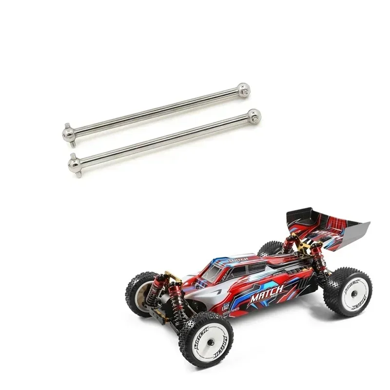 Arbre d'entraînement en os de chien en métal, 4 pièces, pour Wltoys 104001 1/10 RC, pièces de mise à niveau de voiture, accessoires