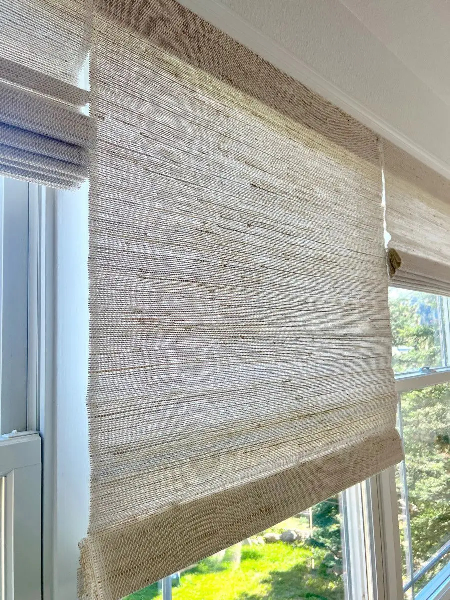 Customized Sisheng Natural Bamboo Woven Blinds Roller Shades Window Curtains Home Office Bedroom  Curtains