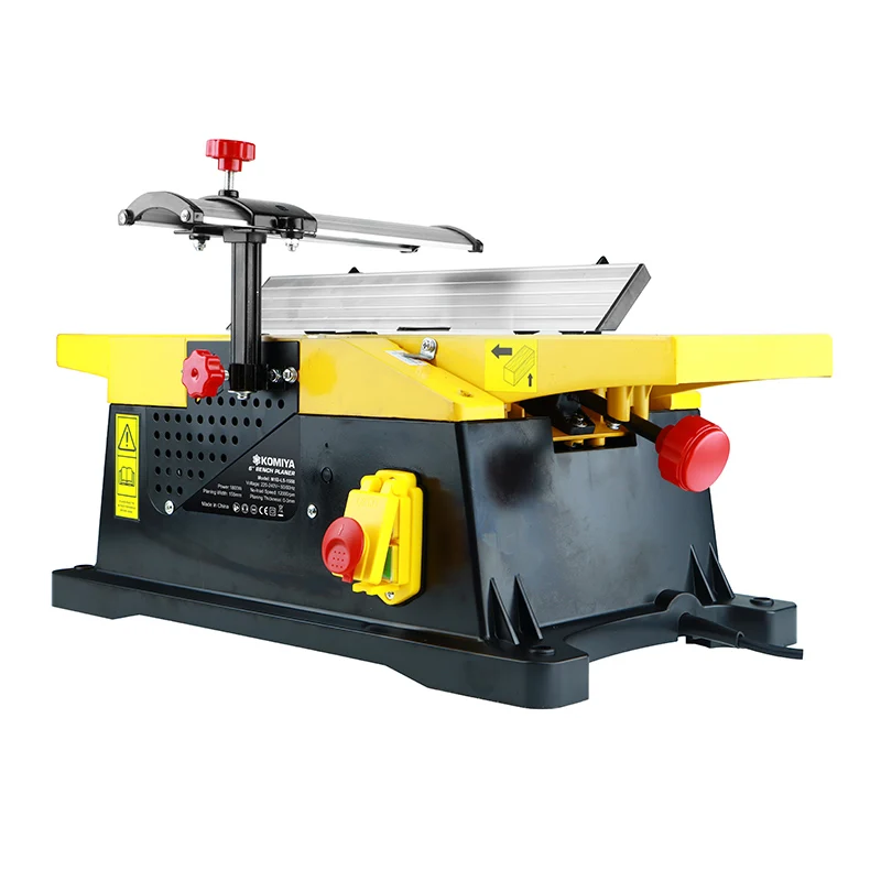 LUXTER-Raboteuse à bois électrique multifonctionnelle, Raboteuse pour le travail du calcul, 1800W