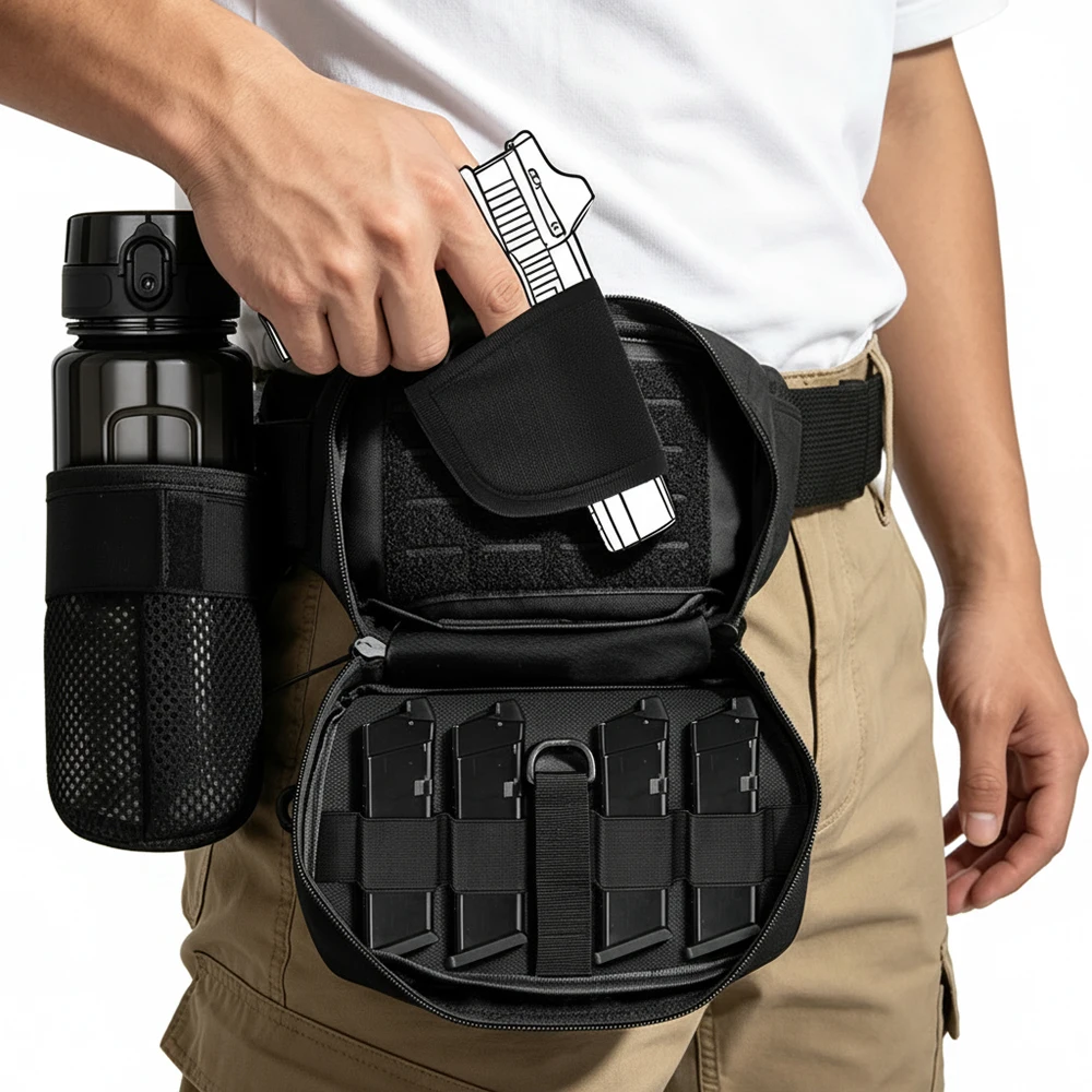 Edc Carry Pistols - Tas Pistol Taktis, Tas Penyimpanan Senjata