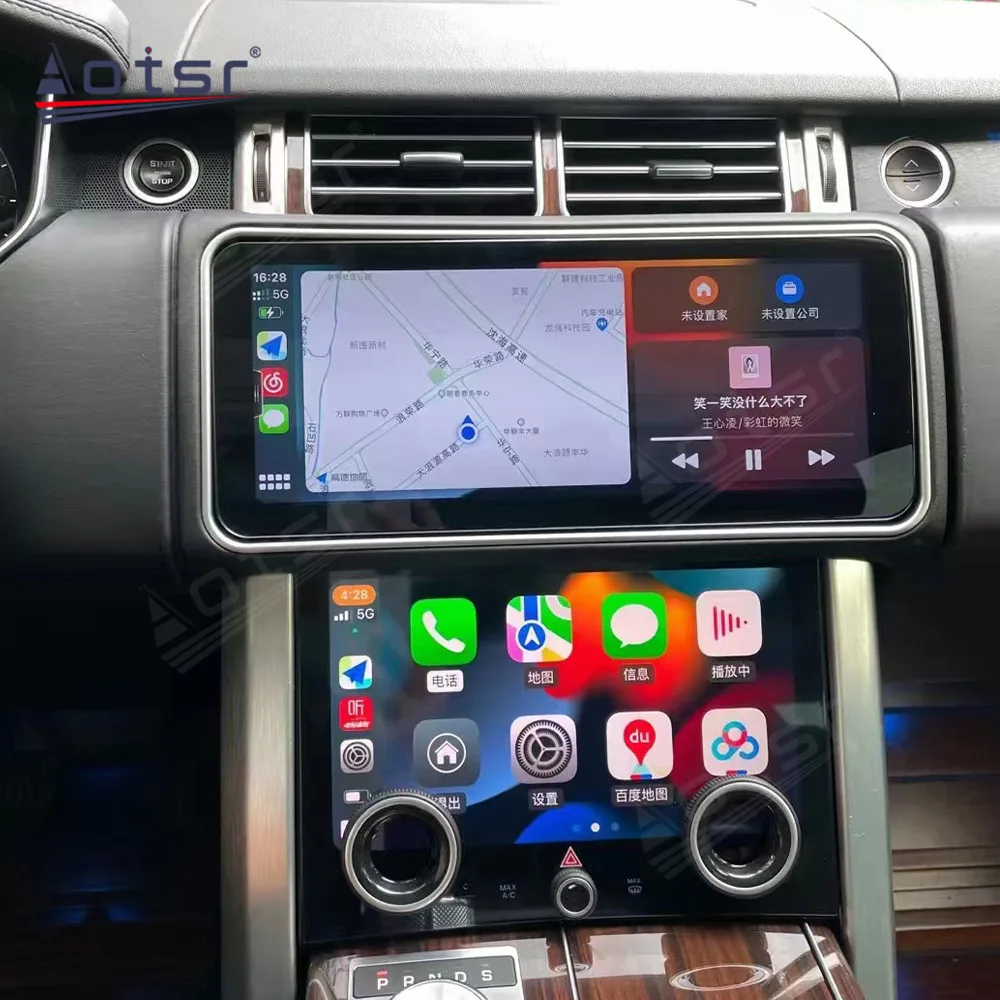 

Carplay для Range Rover, автомобильная панель кондиционера, ЖК-экран, климатическая доска, мультимедийный центральный DSP переменного тока