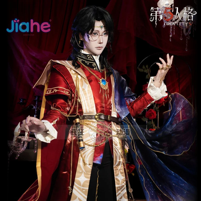 Disfraz de Cosplay de The Wax Artist Phillip Game Identity V para adultos, nueva moda para fiesta de Halloween, conjunto de accesorios de uniforme para hombres y mujeres