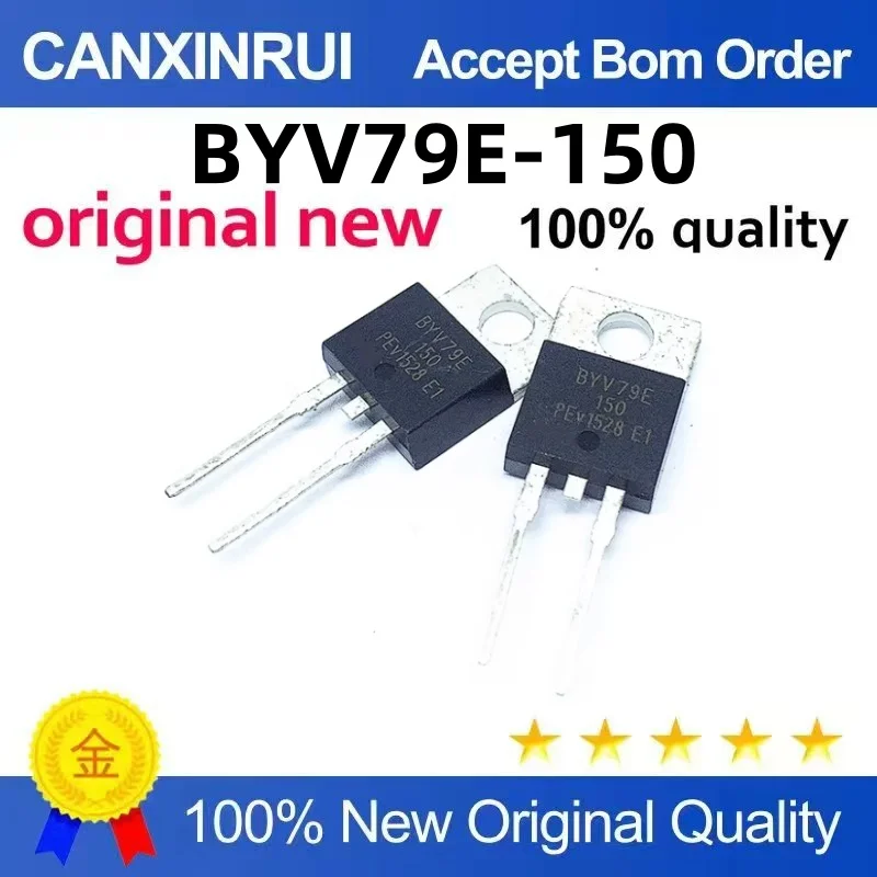(10-300piezas)Brand new stock BYV79E-150 BYV79E TO-220 available for bidding, can be purchased directly.