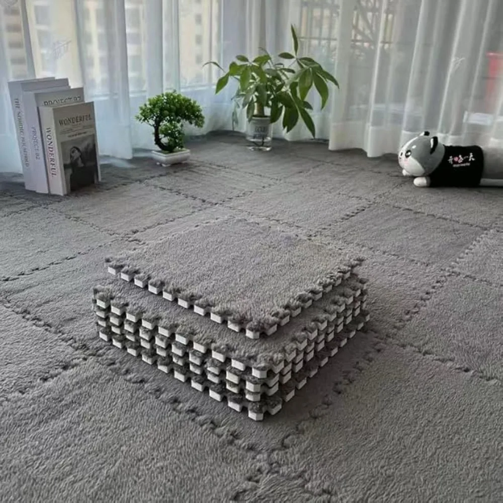 10/20 قطعة الطفل أفخم سجادة ألغاز مربع عدم الانزلاق مريحة تلعب حصيرة BPA الحرة مناسبة لغرفة المعيشة وغرفة نوم الديكور