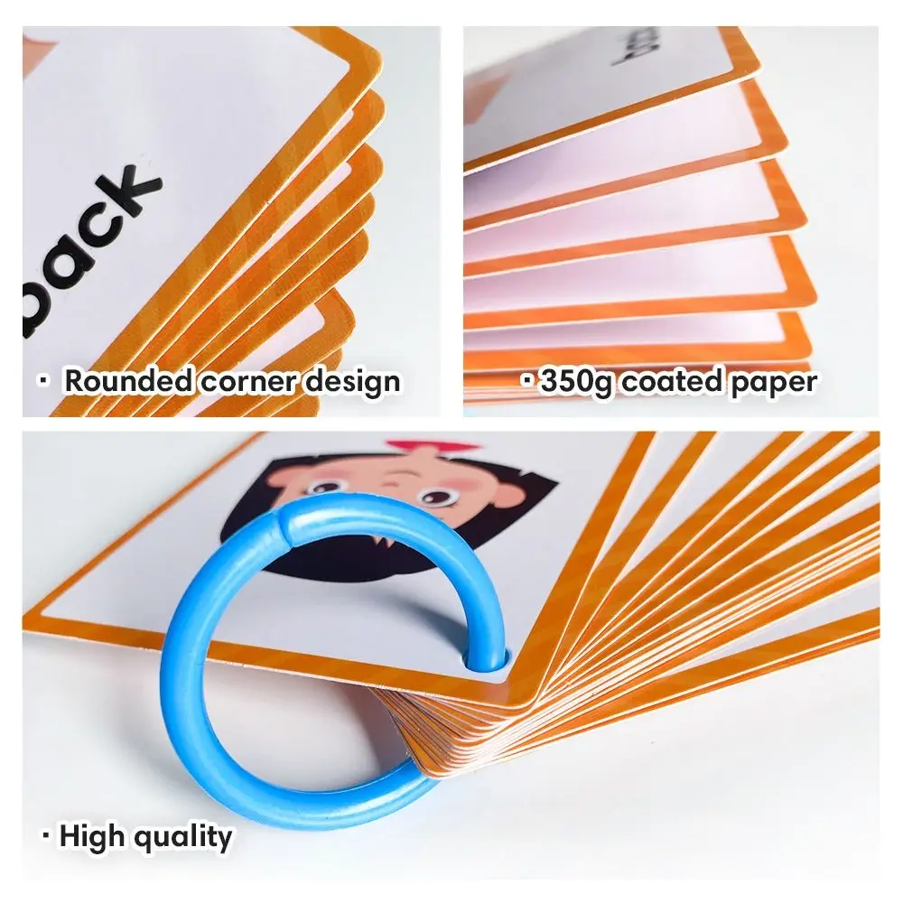 

Montessori Flashcards Early Educational English Vocabulary Vocabulary Cards Double Side Toddler Teaching Aids