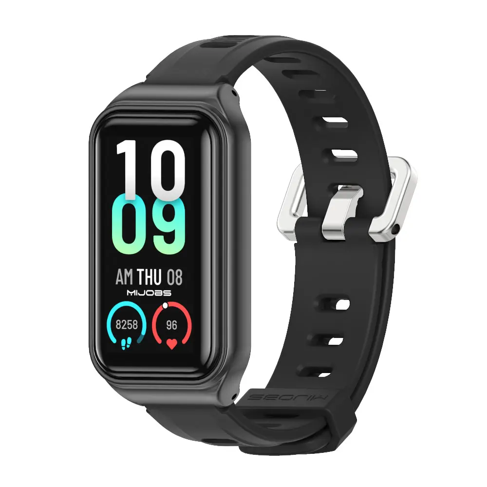 سيليكون حزام ل Amazfit الفرقة 7 معصمه حزام ساعة لينة استبدال سوار ل Huami Amazfit 7 الفرقة الساعات مقاوم للماء