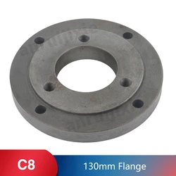 Flangia convertibile Mini tornio da 130mm (5,1 pollici), flangia mandrino a 4 griffe per Sieg C8