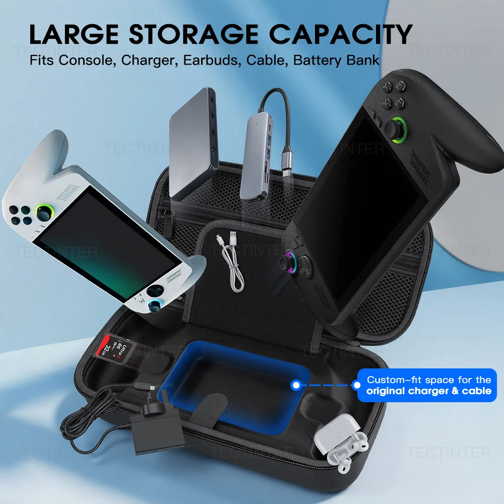حقيبة حمل محمولة لوحدة التحكم ASUS ROG Xbox Ally حقيبة حماية للسفر لملحقات ROG Xbox Ally X