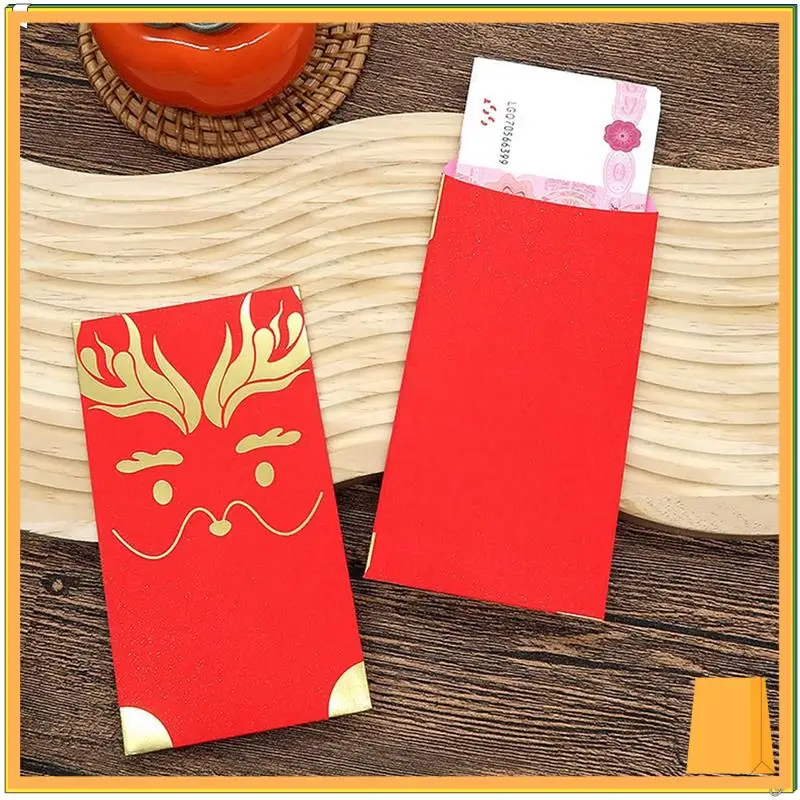 L52A-60 個中国の新年赤い封筒新年ラッキーマネー赤い封筒辰年 2024