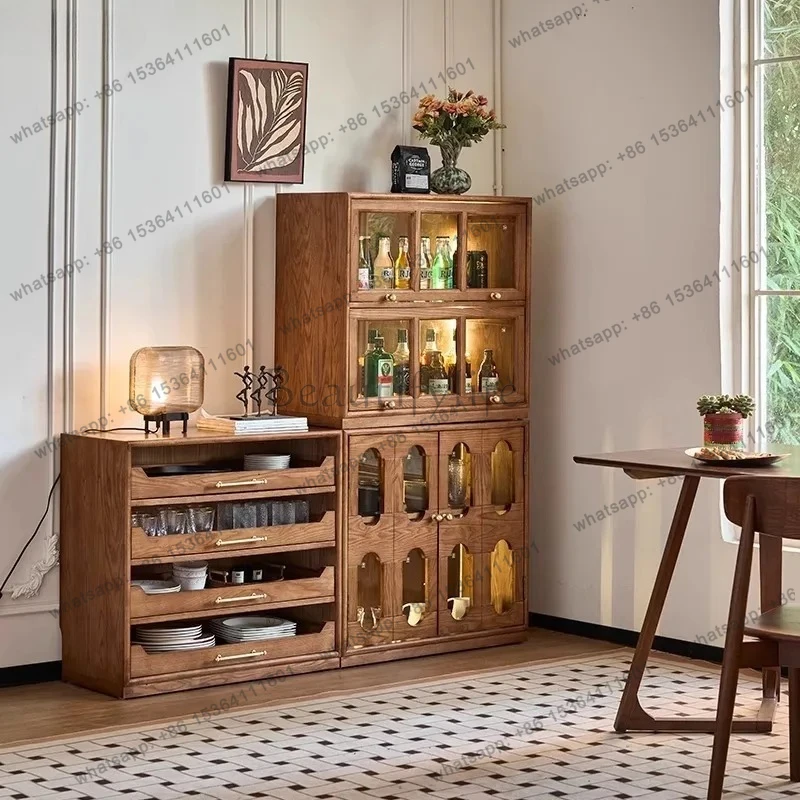 Chest of Drawers Living Room Floor-standing Modular Combination TV Cabinet Small Apartment Storage Cabinet Integrated