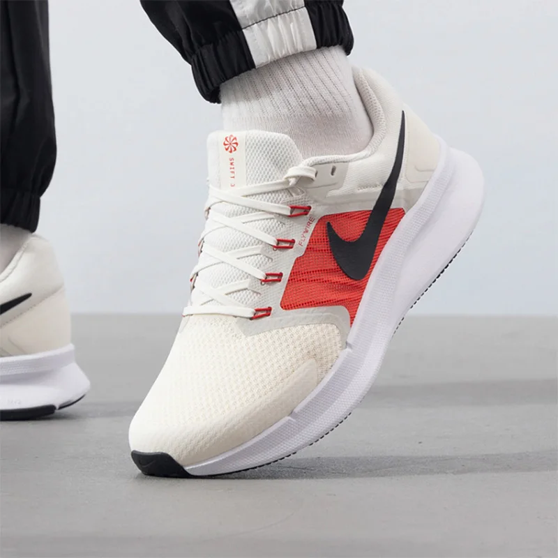 Nike Men's Breathable Cushioned Running Shoes RUN SWIFT 3 Mesh Leisure Running Shoes DR2695-107
