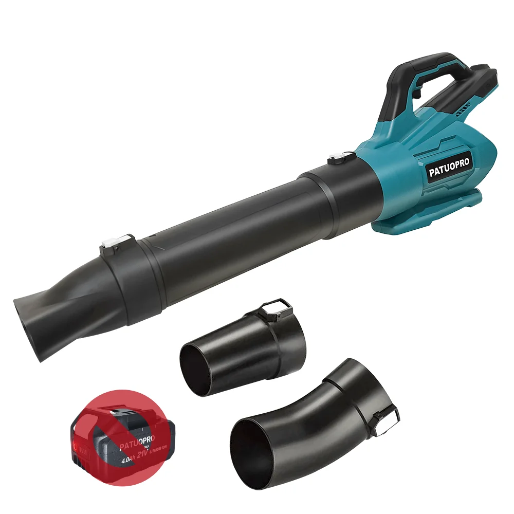 

Cordless Brushless Leaf Snow Blower 20000rpm Electric Turbo Blower Patio Lawn Care Power Tool For Makita 18v Battery(No Battery)