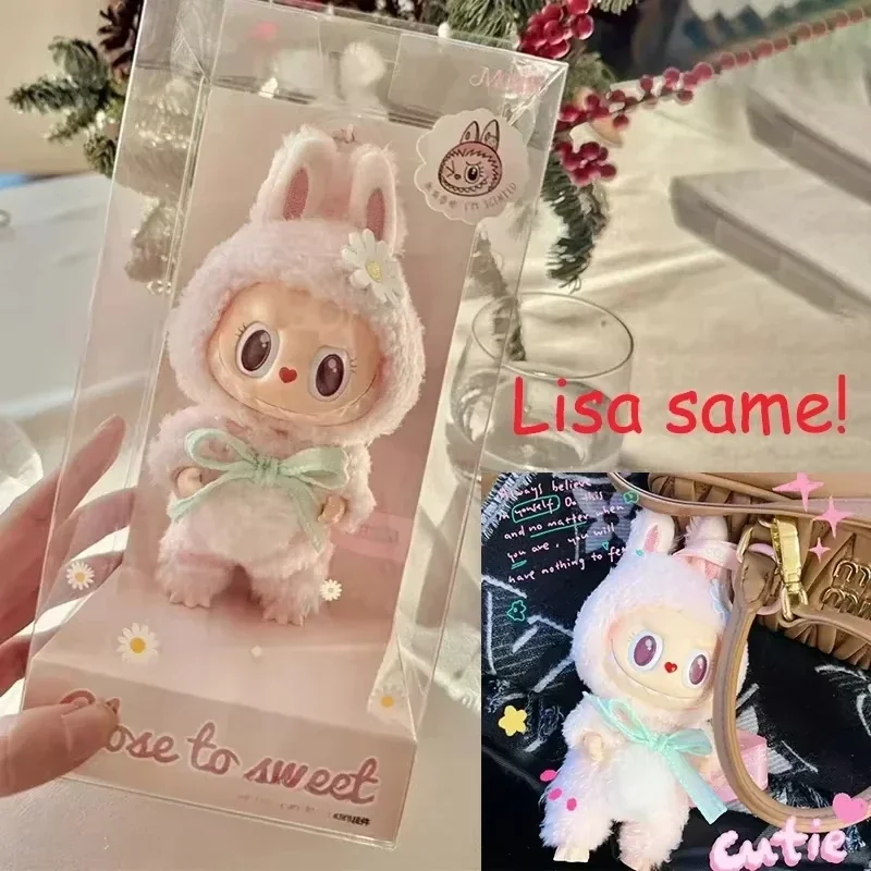 Labubu The Monsters Vinyl Face Doll Heart-Moving Macaron Doll Blind Box Figure Guessing Bag China High-Quality Pendants Gifts