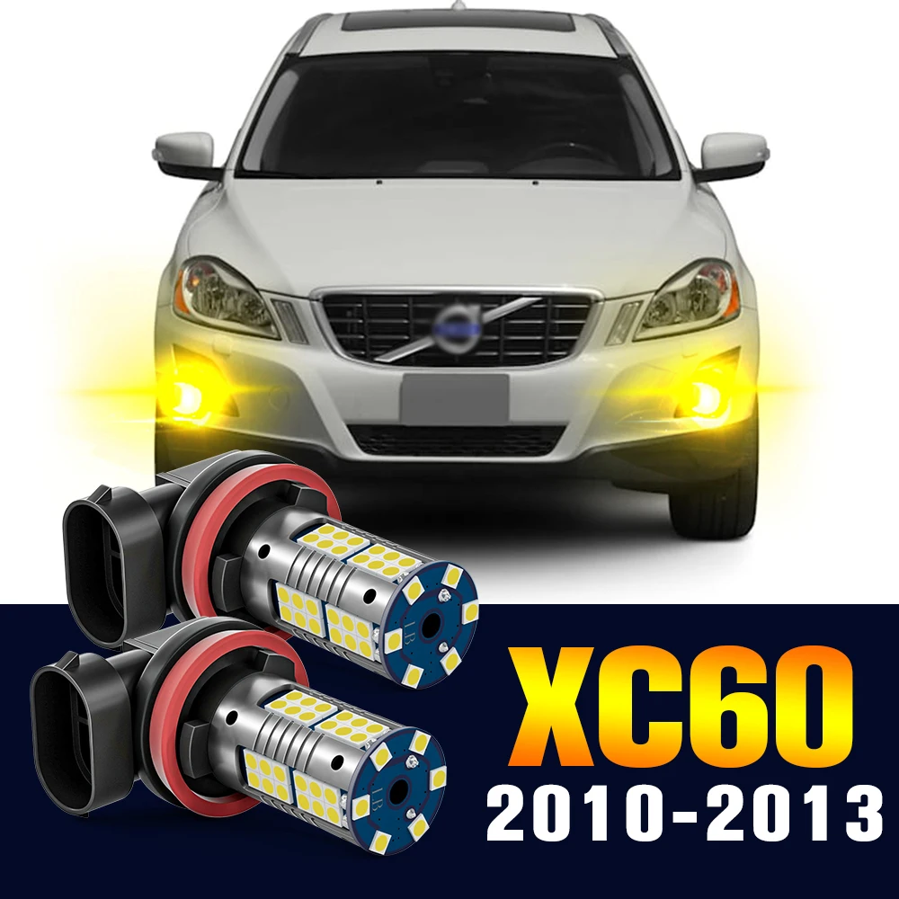 

2pcs LED Fog Light Bulb Lamp For Volvo XC60 2010-2013 2011 2012 Accessories