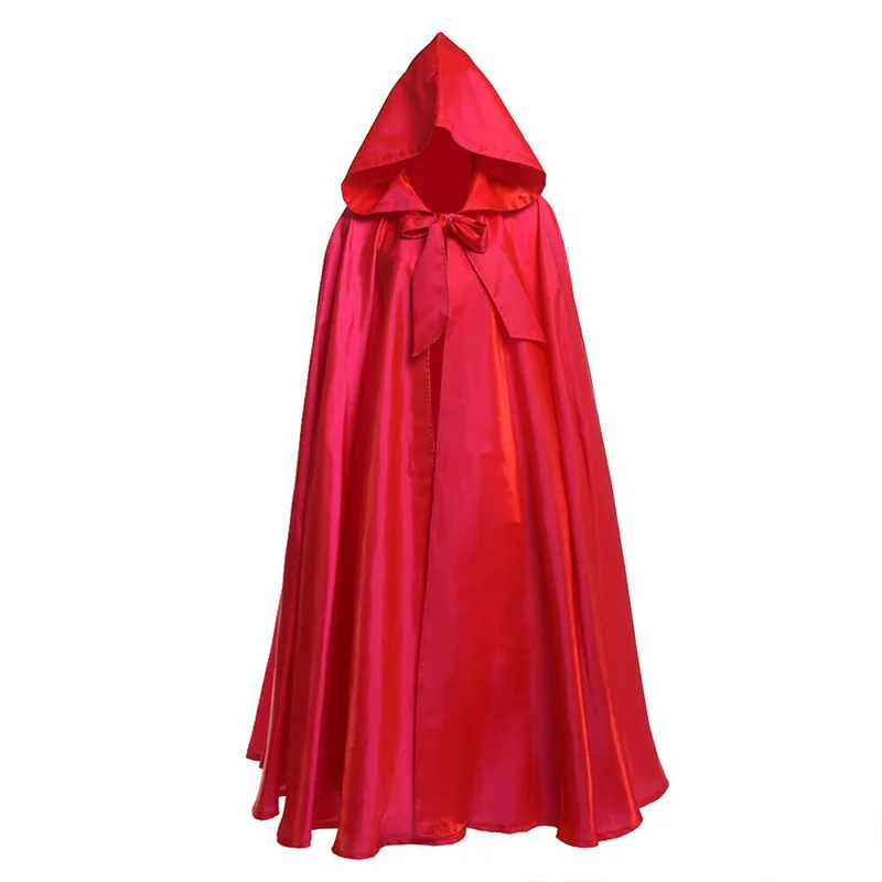 loween Abito con cappuccio Strega medievale Morte Dio Mantello cosplay Costume etnico da donna Spettacolo teatrale Abito tradizionale cinese...