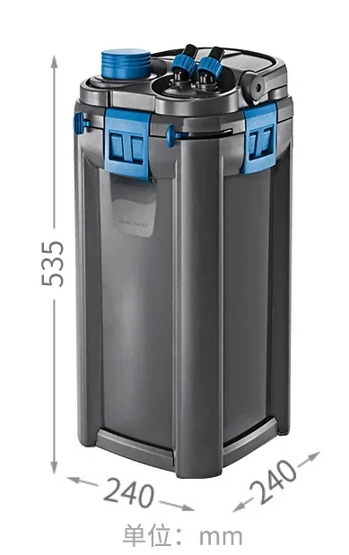 Three-in-one water purification circulation, built-in pre-filtration, external filter barrel