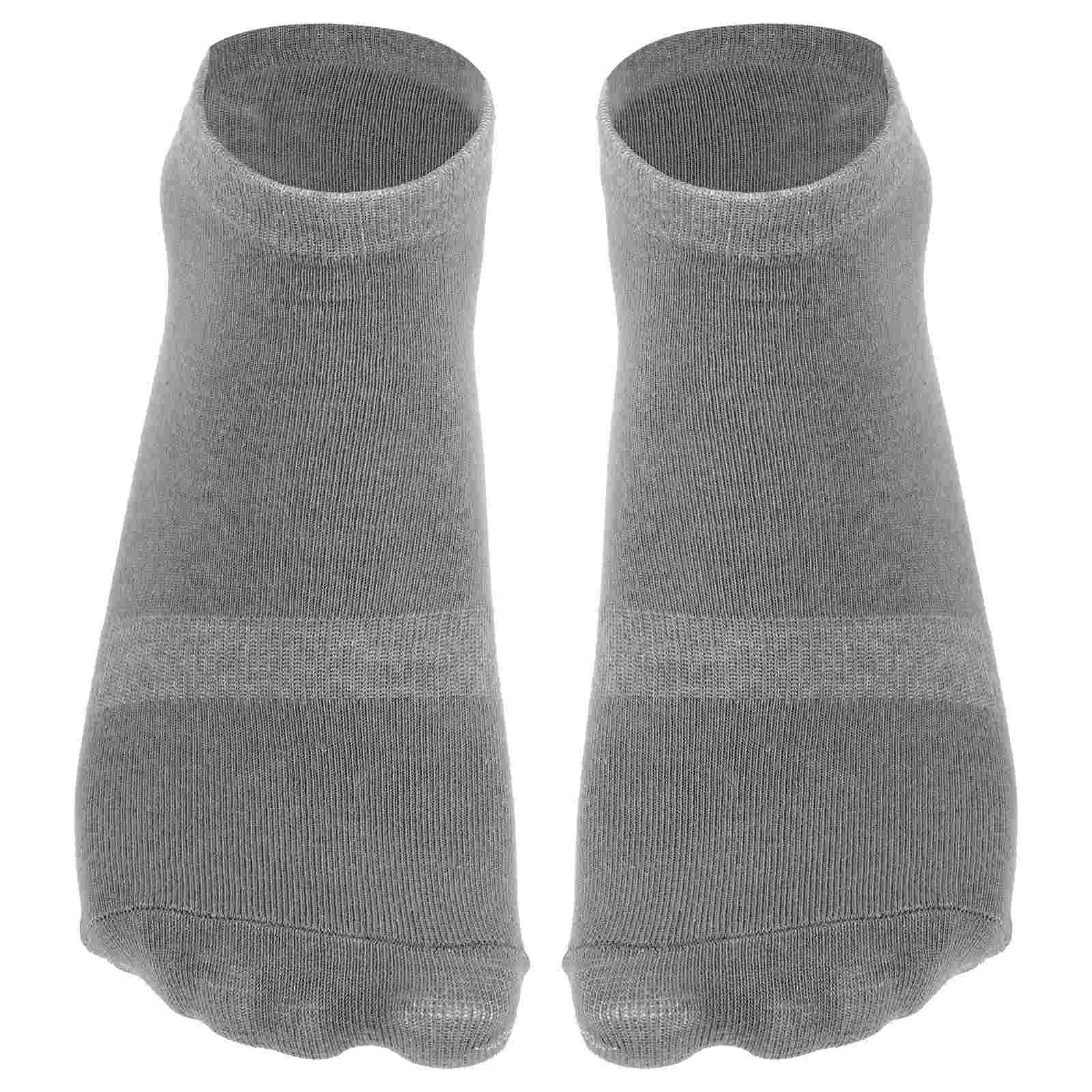 

Moisturizing Socks Gel Spa Protective Protection Foot Covers Grey Supple Women's