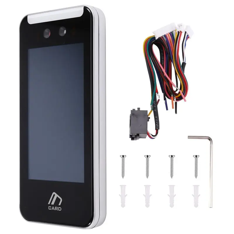 

A42T-TCP IP WIFI 5 Inch Touch Screen Server Face Recognition Access Control Attendance Machine Time Management System