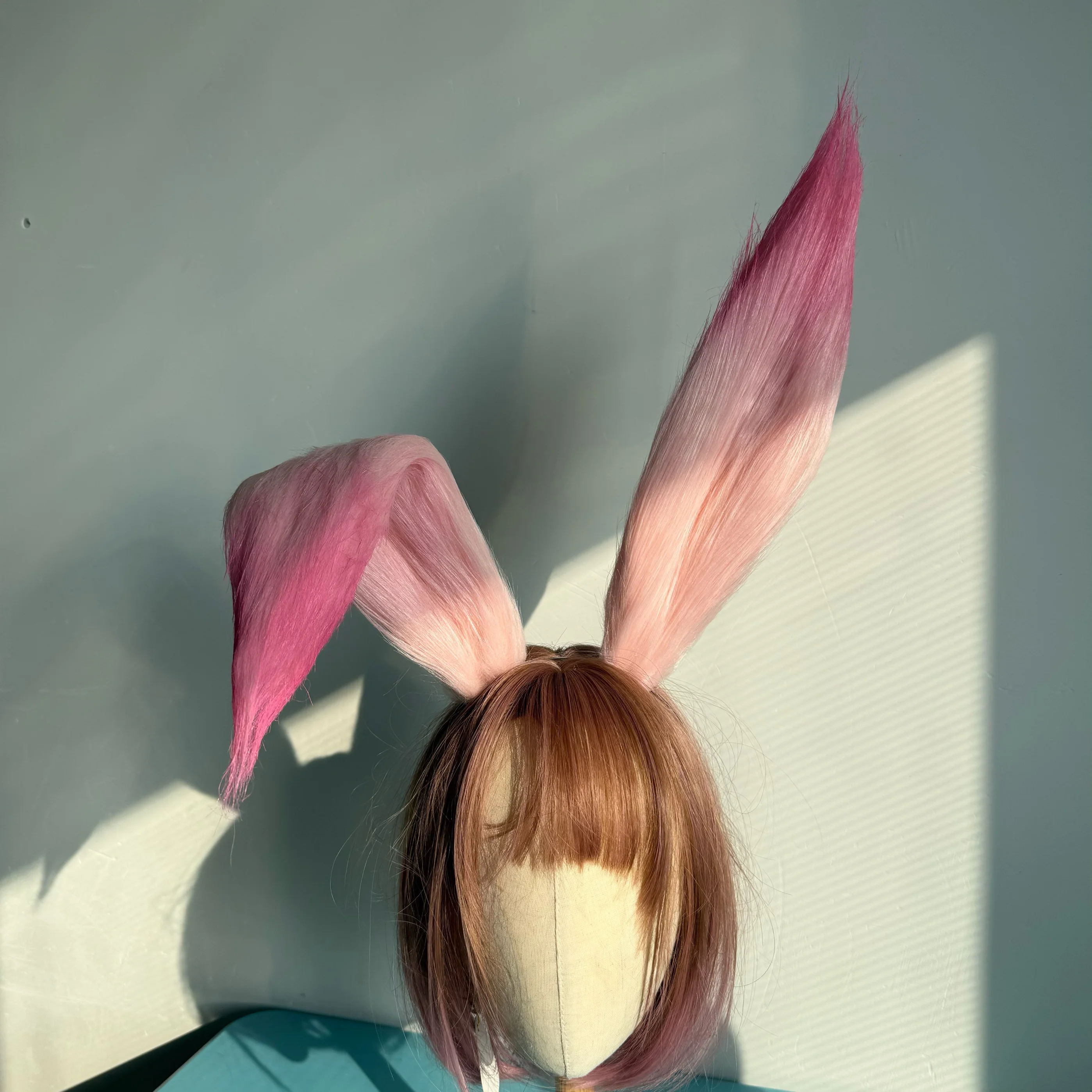 Anime Usavich ‌   Orecchie di coniglio di peluche Puntelli Cosplay Copricapo per ragazze da coniglio per giochi Accessori per costumi di Halloween anime