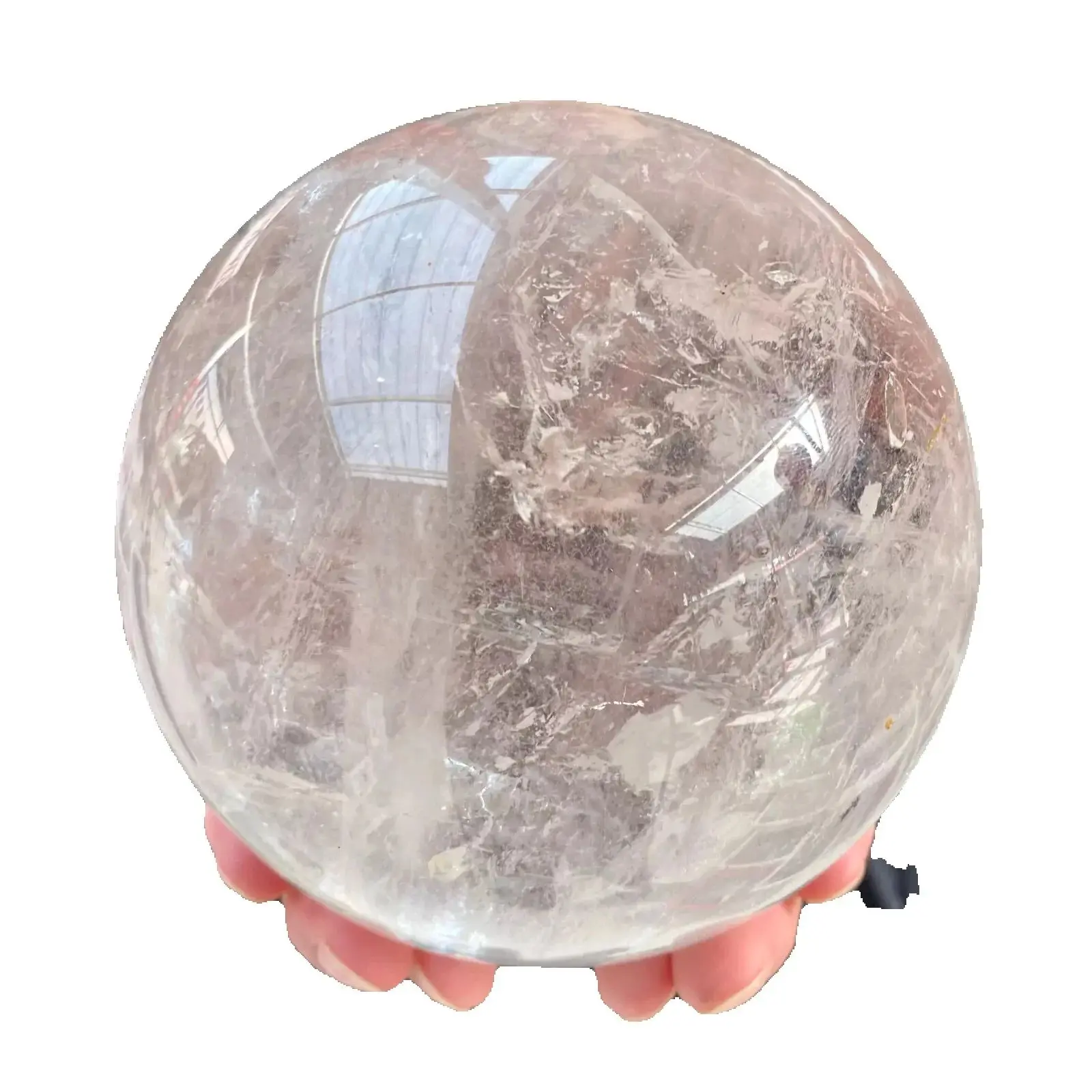Natural White Crystal Transparent Quartz Ball,Mineral Reiki Healing,Demagnetization,Meditation,Crystal Ball